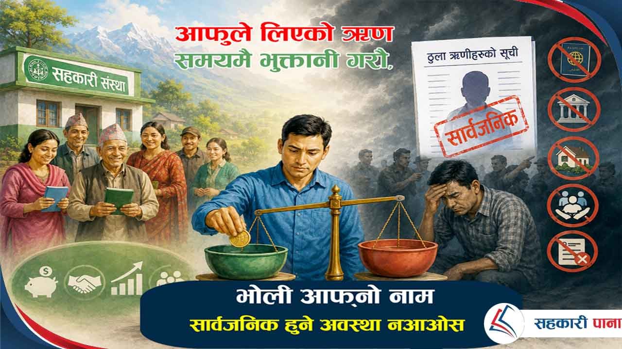 सहकारी संस्थाका ऋणी सदस्यहरूको  नैतिक र कानुनी दायित्व