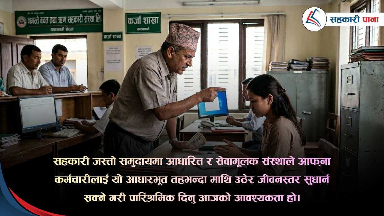 सहकारीमा न्यूनतम पारिश्रमिकको ग्यारेन्टी र प्रविधिको अपरिहार्यता