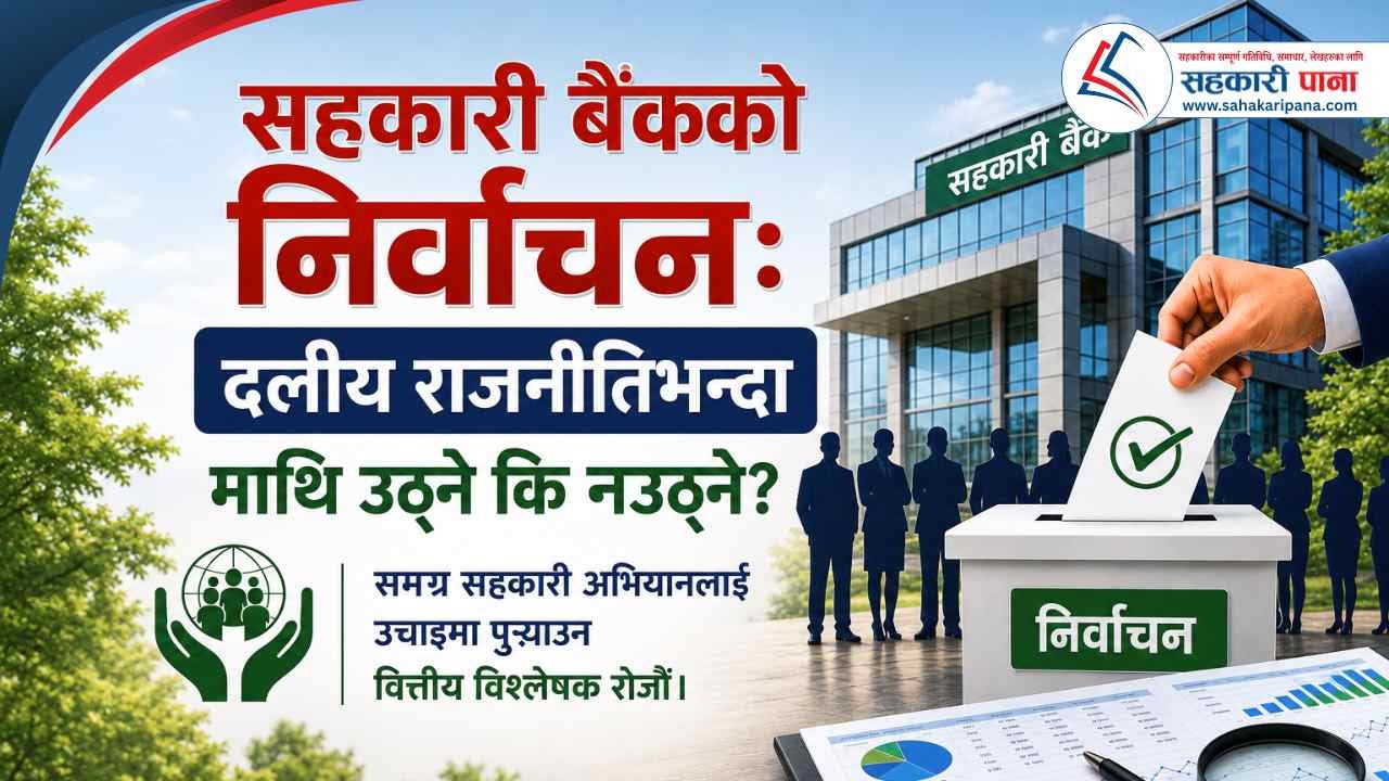 सहकारी बैंक निर्वाचन: 'हाम्रो मान्छे' होइन, 'सक्षम मान्छे' रोज्ने बेला
