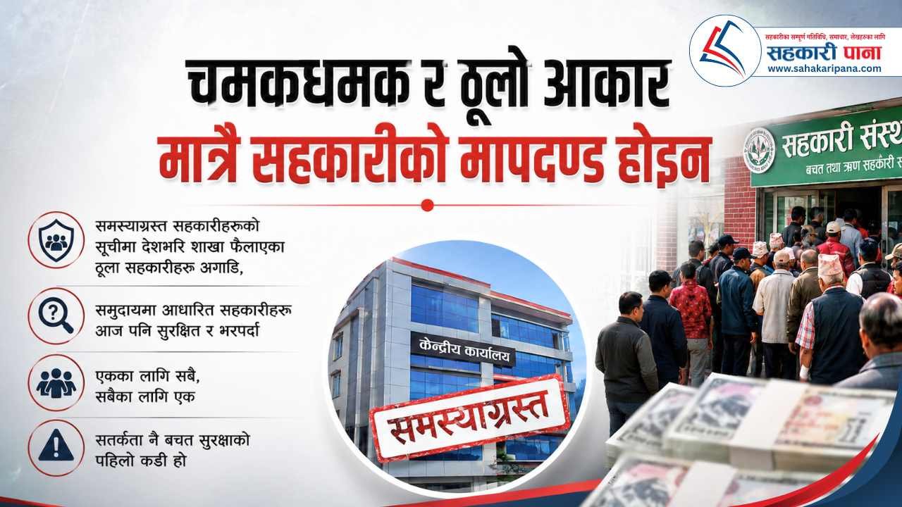 धेरै सेवा  केन्द्र भएका सहकारीमा बढी समस्या
